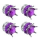 thumbnail image 2 of Tapas De Válvula De Vástago De Rueda, 4 Piezas Diseño De Diamante Tapas De Válvula De Rueda Universales Peso Ligero Para Automóviles Camiones Cergrey Púrpura, 2 of 8