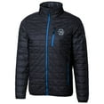 thumbnail image 2 of Cutter & Buck Navy Penn State Nittany Lions Primary Team Logo Rainier PrimaLoft Eco Insulated Full-Zip Puffer Jacket, 2 of 3