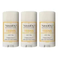 thumbnail image 1 of 3 Pack Desodorante Naturaldry Teens Intense Geranio Menta En Barra 50g, 1 of 5