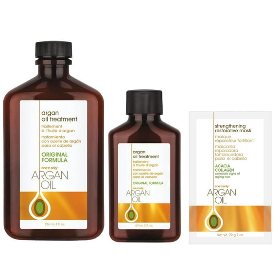 ONE N ONLY - Argan Oil - Treatment 8 oz   2 oz   Restorative Mask 1 Pack
