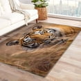 thumbnail image 1 of Tiger Rugs for Living Room - 4x6 Rug - Tiger Home Decor Rug - Wild Animal Area Rug - African Wildlife Rugs - Tiger Head Carpet S-&157, 1 of 7