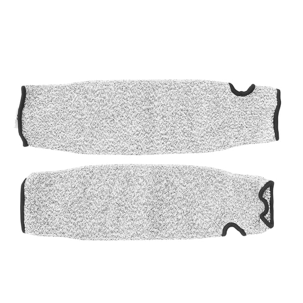 Mangas resistentes a cortes de nivel 5 con orificio para el pulgar Funda protectora de brazo resistente a cortes L 40 cm/15,7 pulgadas