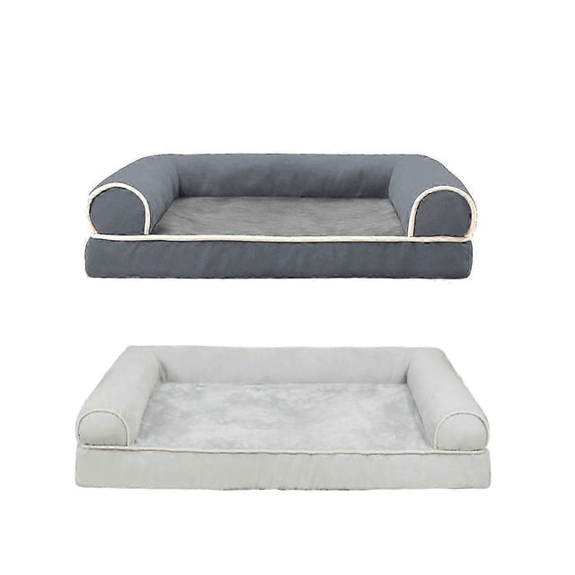 26-27 Orthopedic Dog Beds For Large Dogs, Pet Bed Mat With Removable And Washable Cover