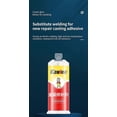 thumbnail image 5 of 1-3x Industrial Metal Repair Paste Glue A&B Glue Repair Radiator Metal Tank Crack Trachoma Welding Agent All-purpose Repair Glue, 5 of 5