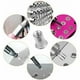 thumbnail image 4 of Desiderio 100 piezas M4 M5 M6 M8 Tuercas remachables, Tuercas remachables con inserción roscada, Tuercas remachables de acero inoxidable, Utilizadas para reparar muebles, decoración y manualidades, 4 of 5