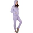 thumbnail image 5 of ToBeInStyle Women's French Terry Activewear Hooded Jacket & Pants, 5 of 7