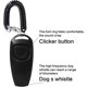 thumbnail image 3 of 2 piezas de silbato para perros con clicker para entrenamiento, deja de ladrar, silbato para perros, clicker 2 en 1, nueva versión mejorada, clicker para entrenamiento de perros con correa de mano, negro esquí esquí Gafas de esquí, 3 of 5