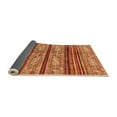 thumbnail image 2 of Ahgly Company Indoor Rectangle Abstract Orange Modern Area Rugs, 3' x 5', 2 of 4