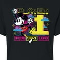 thumbnail image 3 of Disney - Player 1 Start - Juniors Cropped Cotton Blend T-Shirt, 3 of 5