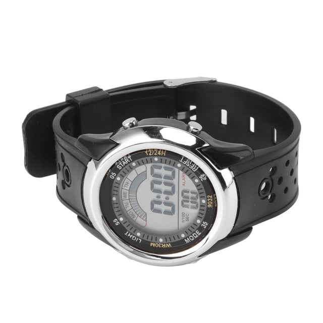 Reloj Deportivo Digital WR30m Impermeable Luminoso Para Hombres Con La Hora De La Hora De La Alarma Día De La Hora De Informes 12/24h Para Actividades Al Aire Que Nadan En