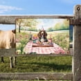 thumbnail image 2 of Happy Mother's Day Boykin Spaniel with Sweets and Flowers at a Picnic Horizontal Metal Aluminum Sign Dog Lover Wall Art Home Decor - 13005, 2 of 5
