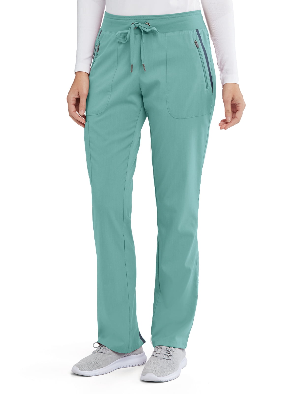 Pocket Barco Tape Knit Waistband Scrub 