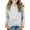 Gray, variant on Kids Girls Casual Tops Turtleneck Long Sleeve Basic Striped Casual Lightweight Undershirt 2-15 Years