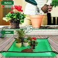 thumbnail image 2 of Repotting Mat for Indoor Plant Transplanting and Mess Control 27"x 27" Thickened Waterproof Potting Tray Foldable Succulent Potting Mat Portable Gardening Mat Garden Gifts for Women & Men, 2 of 10