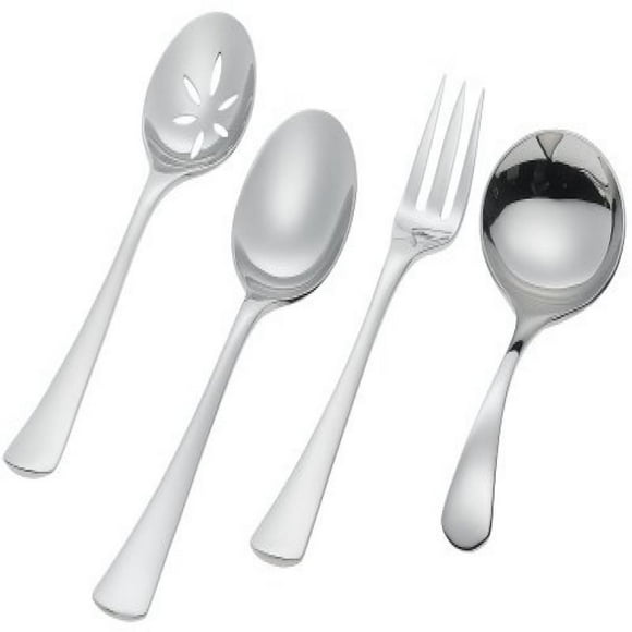 Ginkgo 079914-41031-1 Mariko 4 Piece Hostess Set - 18-10 Stainless - Mirror Finish