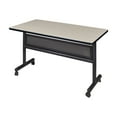 thumbnail image 5 of Regency Kobe 48 x 24 in. Flip-Top Training Nesting Table w/ Modesty Panel- Maple & 2 Knight Mesh Chairs, 5 of 5