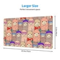 thumbnail image 3 of Kdxio Cute Lamas Print Large Gaming Mouse Pad,Non-Slip Base,Water Resist Keyboard Pad for Gamer,Office & Home,29.5 x 15.8 in, 3 of 9