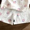 thumbnail image 4 of Gubotare Pajamas for Girls Summer Pajama T-Shirts, Pajama Shorts & Pajama Pants Set for Toddler Girl 18 24 Months (Pink,18-24 Months), 4 of 4