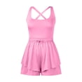 thumbnail image 4 of Wyzesi Combinaisons pour Femmes Chic Décontracté Automne Été Barboteuses pour Femmes 2025 Robe-Jupe de Tennis Jupe-Short Athlétique Combinaison Robe avec Short en Dessous Combinaison Tendance à Manches Longues pour Femmes Entraînement Dos en V, 4 of 4