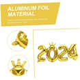 thumbnail image 2 of 16 Inch 2024 Number Foil Balloons Colorful Aluminum Foil Balloon for Festival Christmas Party Home Decor New Year(9Pcs), 2 of 5