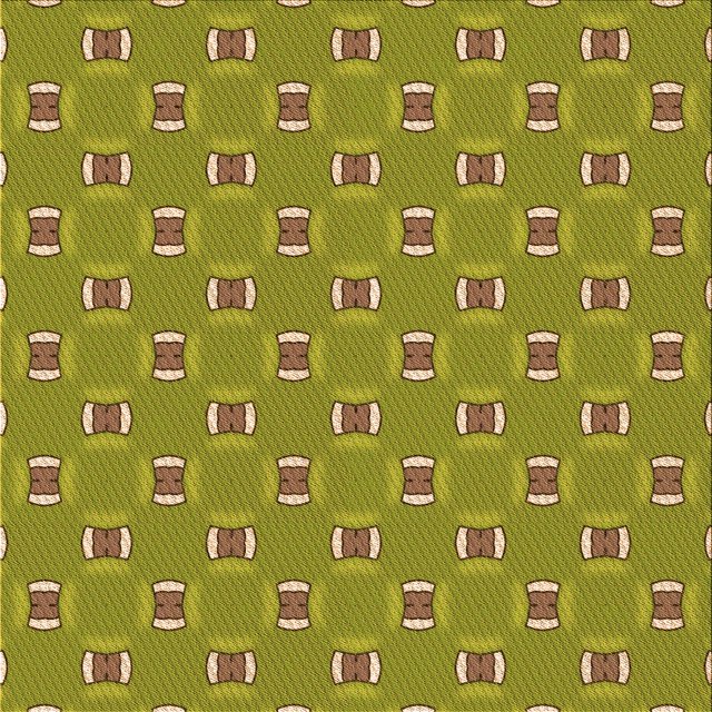 Ahgly Company Machine Washable Indoor Square Transitional Dark Yellow Green Area Rugs, 5' Square