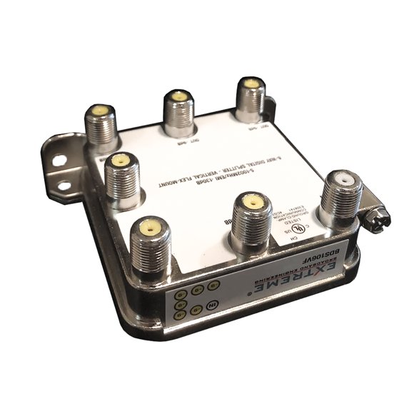 Divisor Digital de 6 Vías Extreme Broadband BDS106VF Montaje Vertical RG6