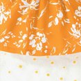 thumbnail image 6 of NOLDARES Girls Dress Short Sleeve Solid Color Tunic A-Line Tiered Swing Dress Cute Summer Party(Yellow,3-6 Months), 6 of 8