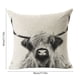 thumbnail image 3 of Cute Phalarope Cow Animal Print Pillow Cover Linen Throw Pillowcase for Sofa Bedroom Decor Home Accents Decorative Cushion Cover, 3 of 6
