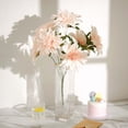 thumbnail image 6 of Efavormart Pack of 2 | 20" Dahlia Flower Bushes, Artificial Wedding Bouquets - Blush | Rose Gold, 6 of 11