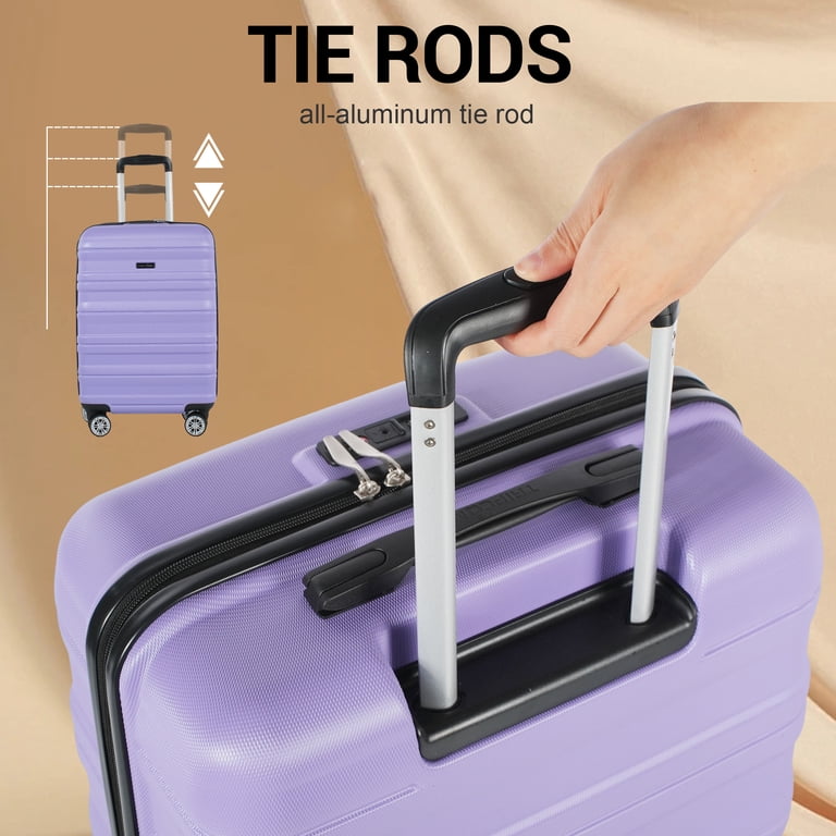 Tripcomp 3-Piece Hardside Spinner Luggage Set - Carry On Baggage