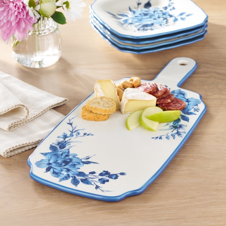 The Pioneer Woman Delilah Stoneware Serving Board, Blue - Walmart.com