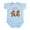 Sky Blue, variant on CafePress - Firefighter Uncle Infant Bodysuit - Baby Light Bodysuit, Size Newborn - 24 Months