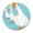 Velcro, variant on Xecao Three White Geese Pattern Christmas Tree Skirt Round Xmas Tree Mat Base Cover for Holiday Home Decorations-30"