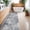 Blue, variant on YOUFORTONG 4'x12' Washable Abstract Runner Rug, Soft Low Pile Indoor Carpet, Non Slip Backing,Stain Resistant Distressed Floor Mat for Living Room Bedroom Kitchen Hallway,Grey