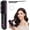 Black, variant on Hort Hair - Upgraded Cordless Straightening Brush with Fast Heat, 3 Temperature Settings, Ionic & Ceramic Care, 2000mAh USB-C Rechargeable for Frizz-Free Styling (Blue)