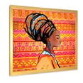 thumbnail image 2 of Designart 'Portrait of African American Woman With Turban I' Modern Framed Art Print, 2 of 4