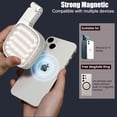 thumbnail image 5 of AYAMAYA Magnetic Selfie Light for Phone, [Compatible with MagSafe] Portable 360° Foldable Phone Light with Mirror, 10 Modes 48 LED for Video Makeup Vlog, 5 of 8