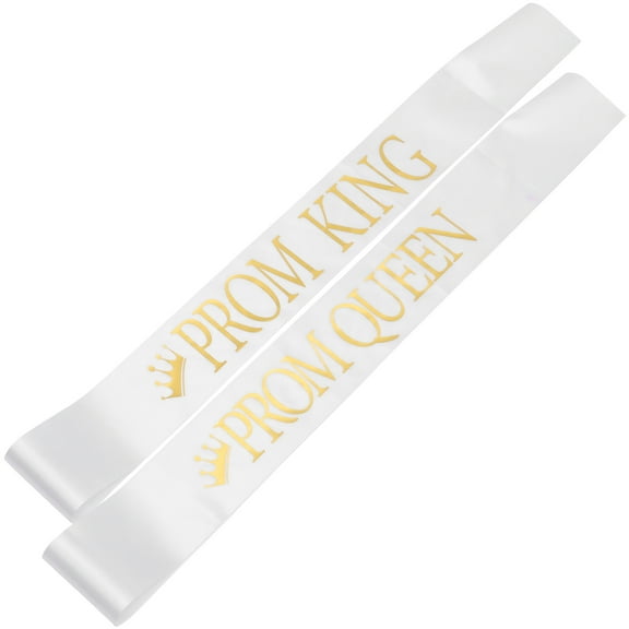 Eease 2pcs Graduation Sashes Stole Senior Prom King Queen Sash Class of 2023
