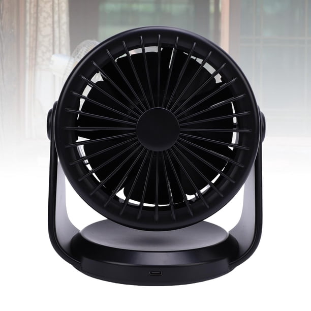 Ventilador De Escritorio Montado En La Pared De AQUR2020 Con Pantalla Digital, 100 Velocidades USB Ventilador De Mesa Portátil Recargable Para El Dormitorio En Casa Campaming De
