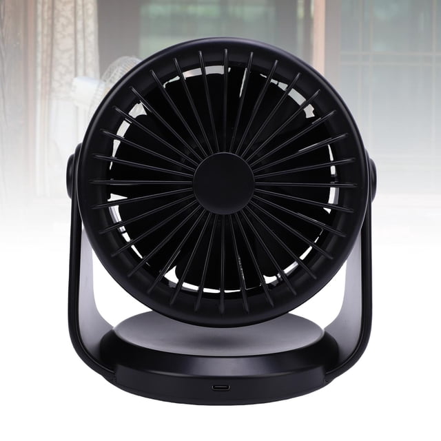 Ventilador De Escritorio Montado En La Pared De AQUR2020 Con Pantalla Digital, 100 Velocidades USB Ventilador De Mesa Portátil Recargable Para El Dormitorio En Casa Campaming De