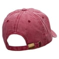 thumbnail image 4 of US 101 Embroidered Unstructured Cotton Cap - Wine OSFM, 4 of 5