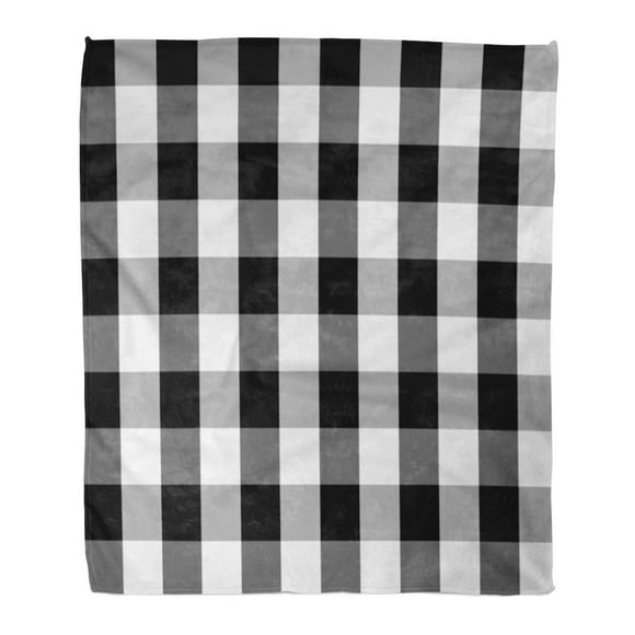 Black And White Buffalo Check Throw
