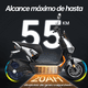 thumbnail image 2 of Motobici eléctrica Honey Whale ZL Gris/Naranja HONEY WHALE ZL, 2 of 6