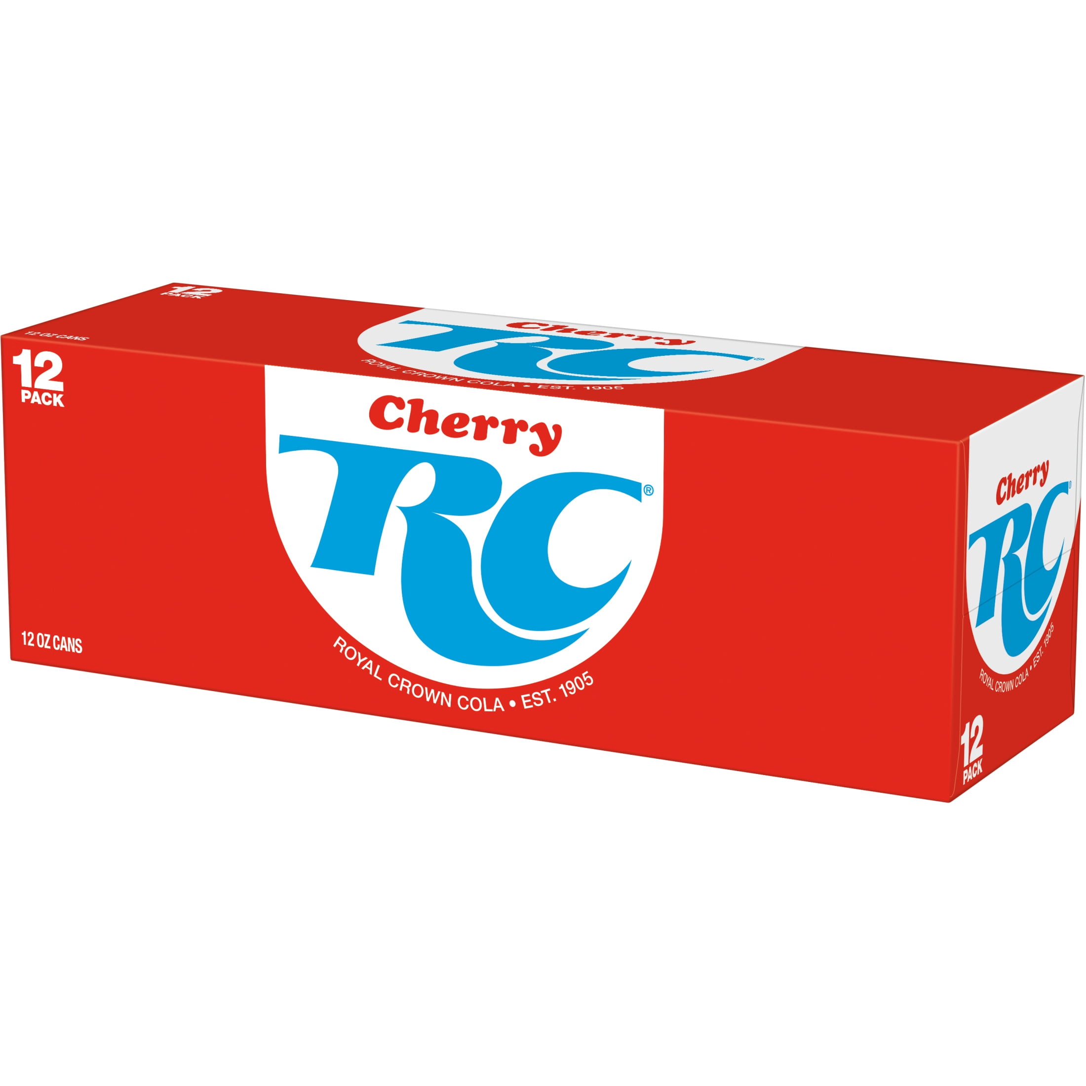 RC Cola Cherry Soda Pop, 12 fl oz, 12 Pack Cans