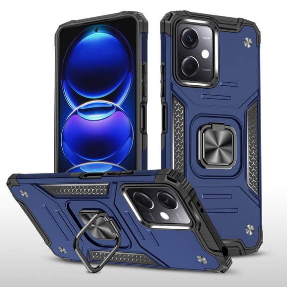 Funda de teléfono Cuarey Para Redmi Note 12 4G (Global) Shock color + Mica de Cristal