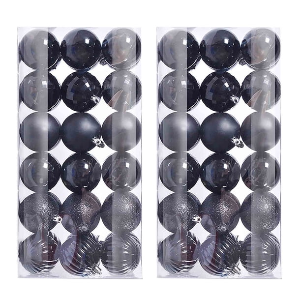 Xihbxyly 72 Bolas de Navidad para Árbol de Navidad, Adornos Colgantes para Fiestas En Casa, Decoración de 4 Cm
