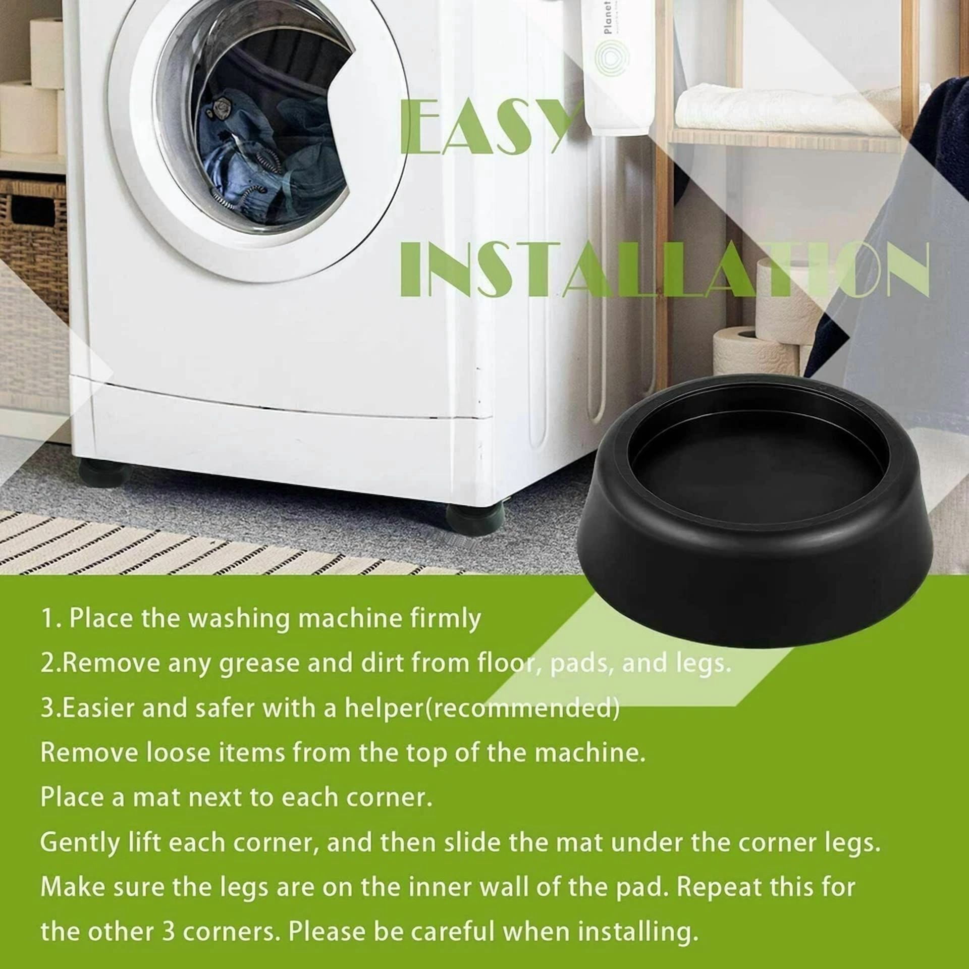 Jb6368 Washing Machine Anti-Vibration Pad Kitchen Appliance Feet Rubber Mat Base