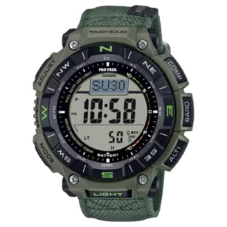 Casio Men's PRO TREK Atomic Solar Triple Sensor Watch, VAPOR-7