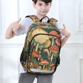 thumbnail image 6 of FORMRS Unisex School Backpack 17" Student Travel Bag with Laptop Compartment, Floral Mushroom, 6 of 7