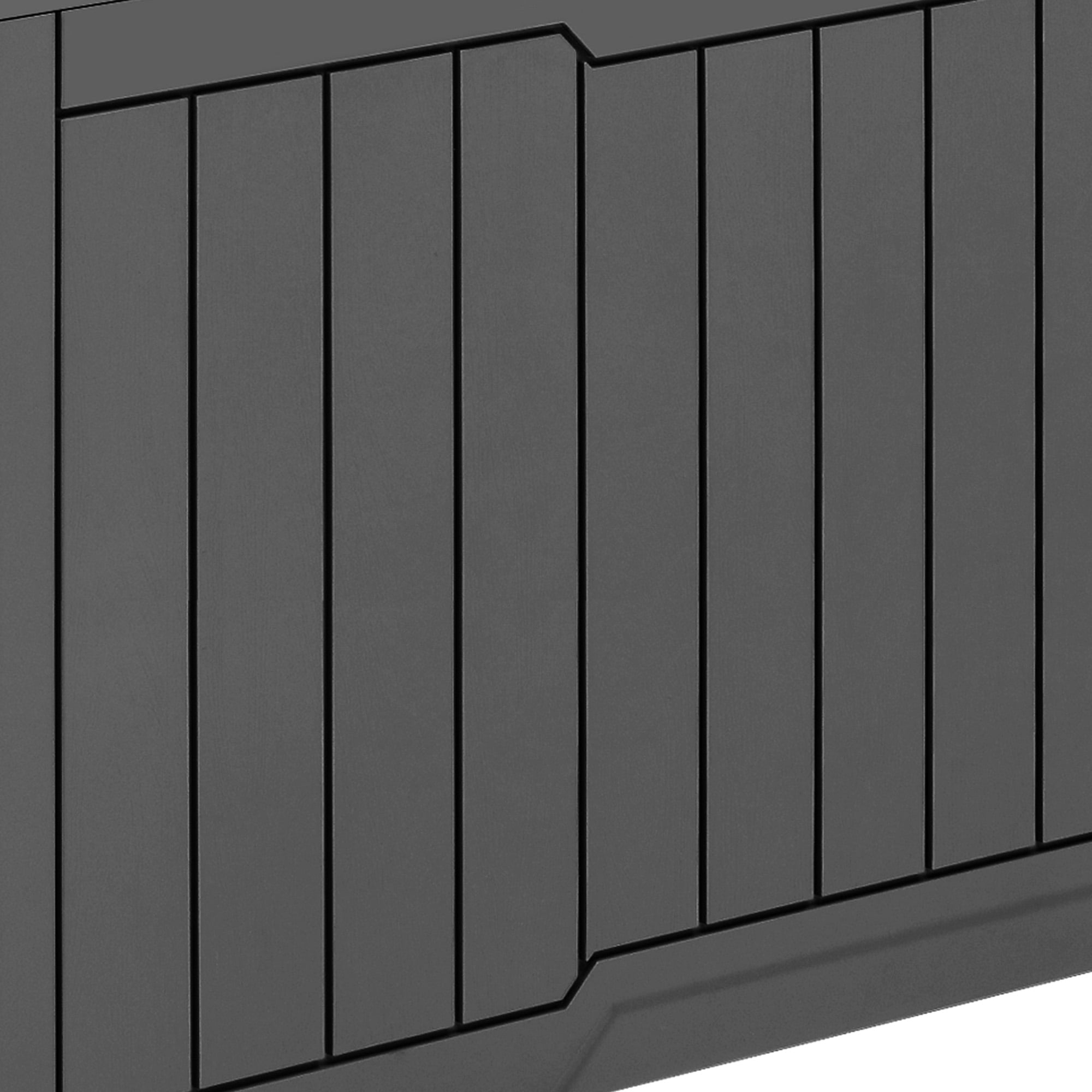 Uforic 100 Gallon Deck Box, Lockable Resin Outdoor Storage Box, Waterproof Outdoor Container for Patio Garden, Dark Brown
